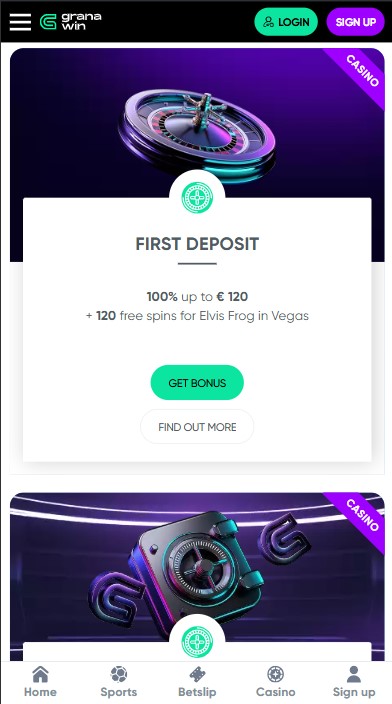 GranaWin Casino Bonuses