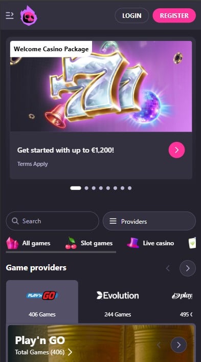 HotLoot Casino Lobby