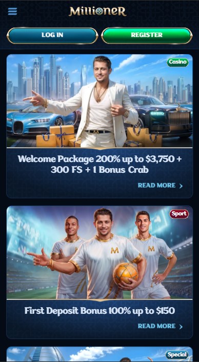 Millioner Casino Bonuses