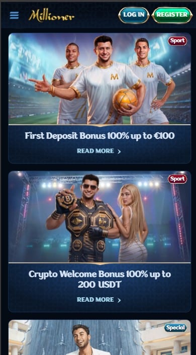 Millioner Casino Bonuses