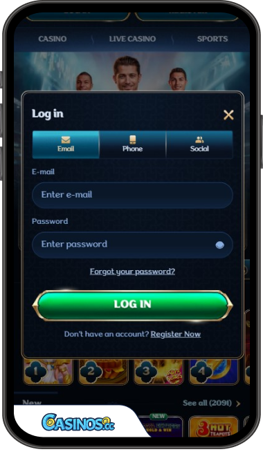 Millioner Casino Login from Mobile
