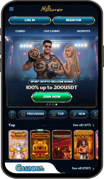 Millioner Casino mobiele app