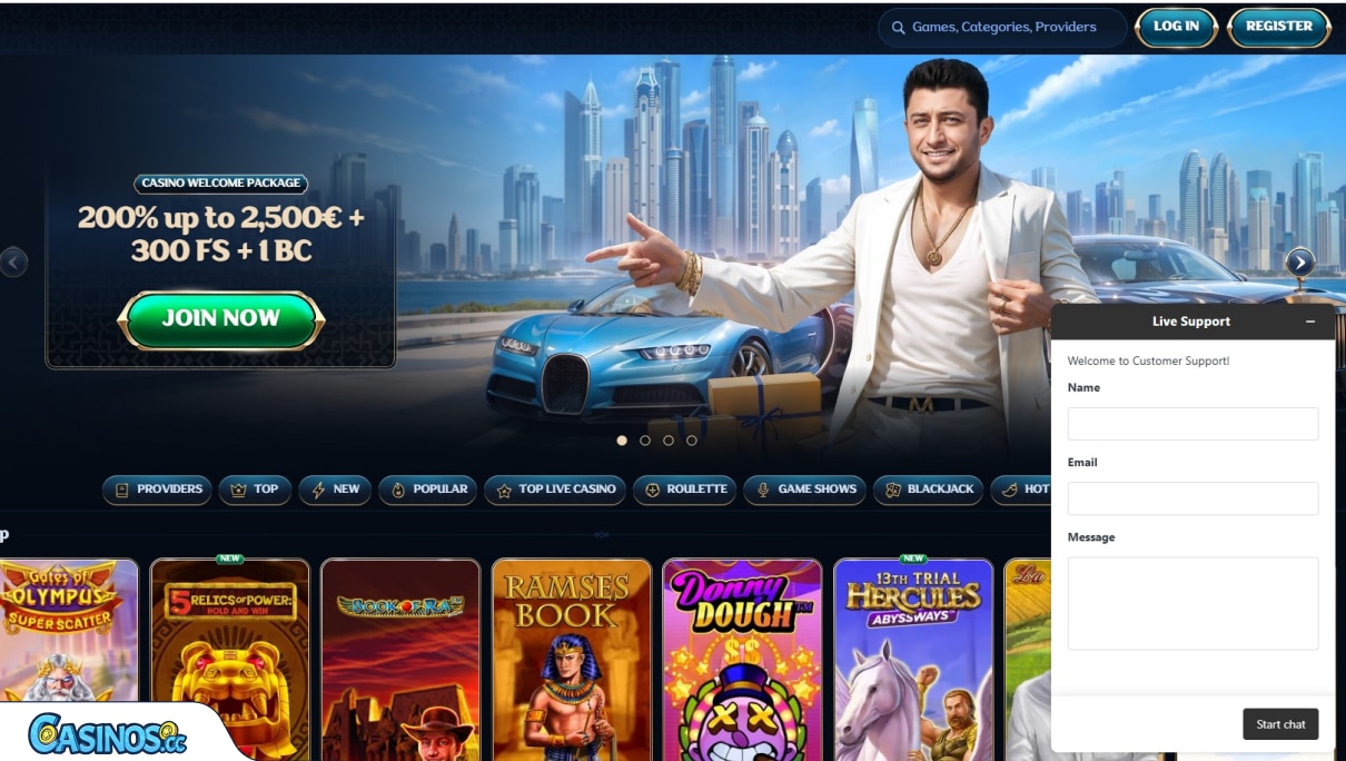 Millioner Casino Support