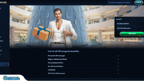 Millioner Casino VIP program
