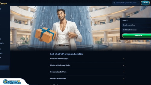 Program VIP kasyna Millioner