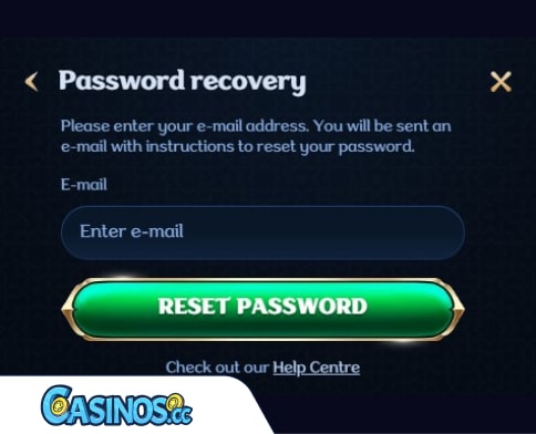 Problèmes de connexion_ au Millioner Casino