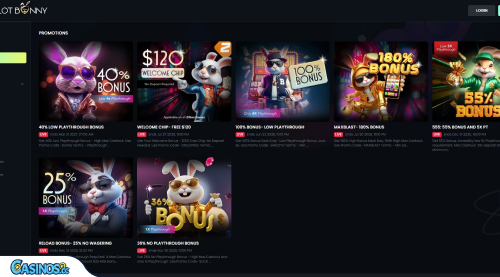 Slotbunny Casino Promotions
