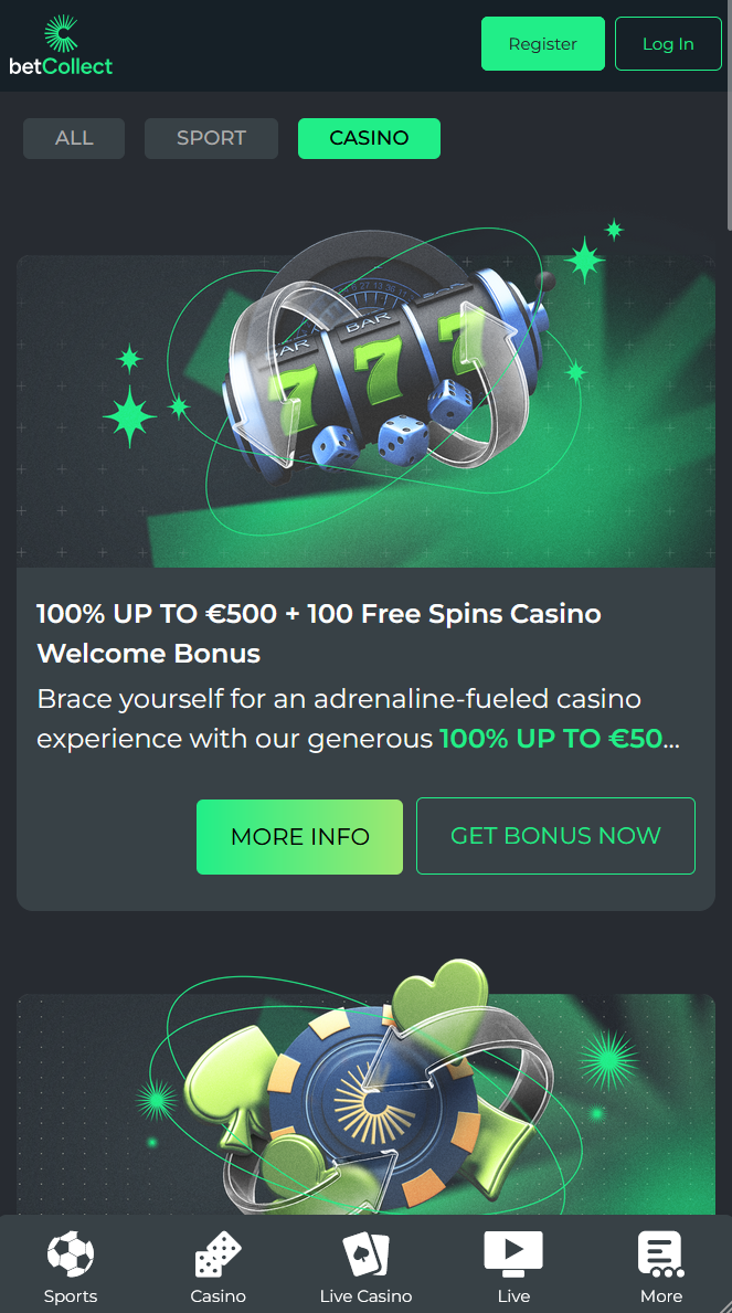 BetCollect Casino Bonuses