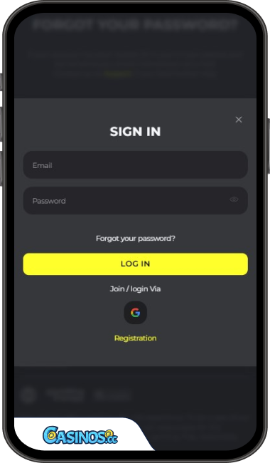 BetPrimeiro Casino Login from Mobile