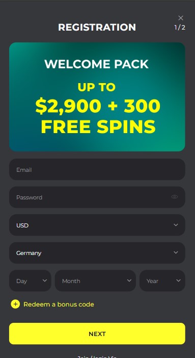 BetPrimeiro Casino Sign Up