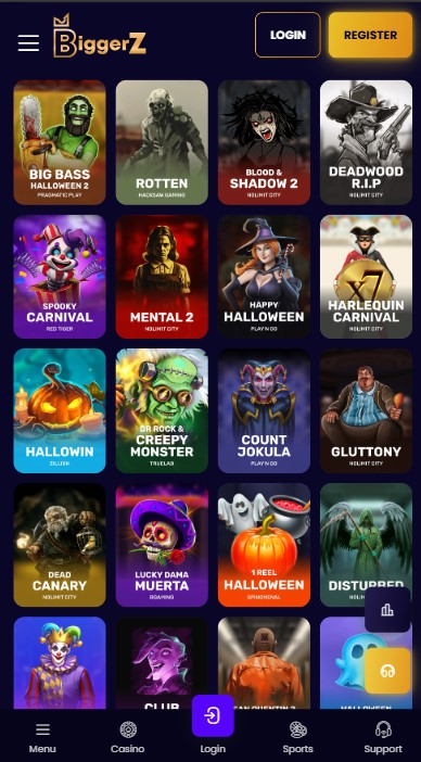 Biggerz Casino Games
