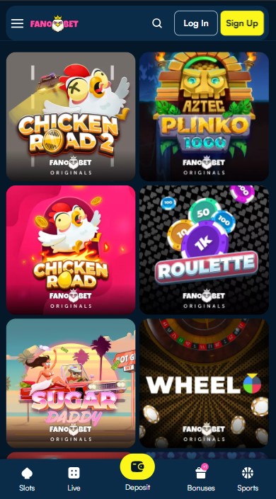 FanoBet Casino Games