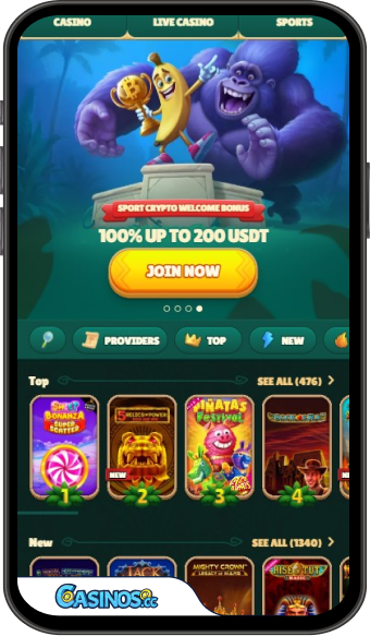 Application mobile GoKong Casino