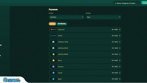 GoKong Casino Payments