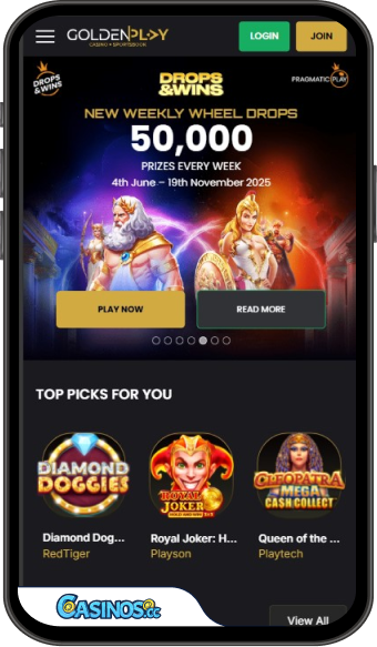 GoldenPlay Casino Mobile App