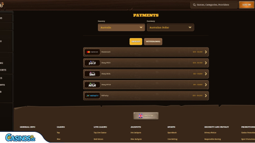 Lizaro Kasino maksut