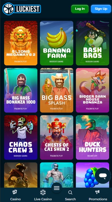 Luckiest Casino Games