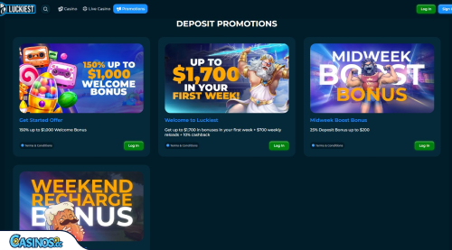 Luckiest Casino Promotions