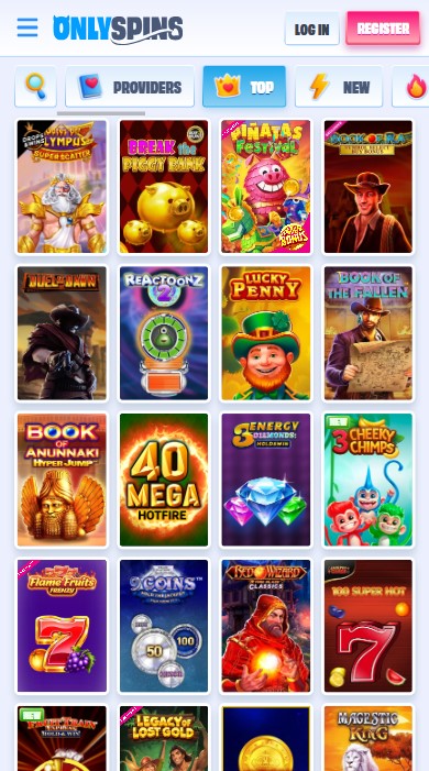 OnlySpins Casino Games