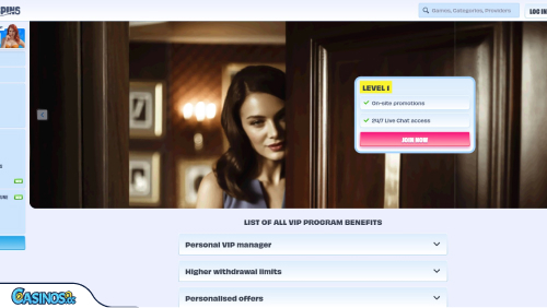 Programa VIP do OnlySpins Casino