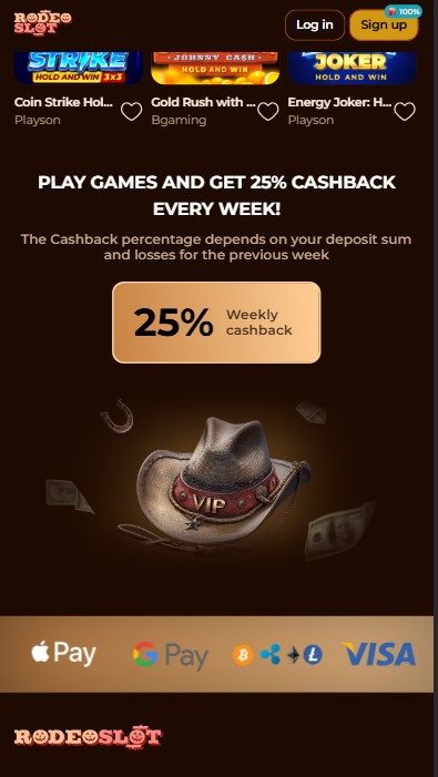 RodeoSlot Casino Bonuses