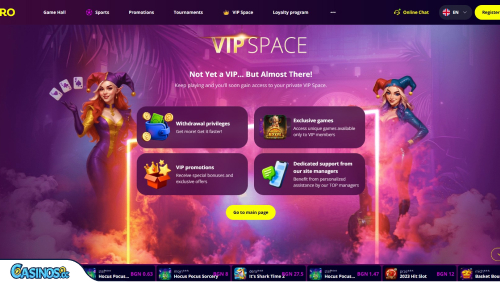 Πρόγραμμα VIP του Slotoro Casino