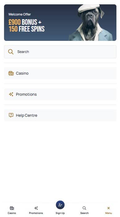 SpinDog Casino Sign Up