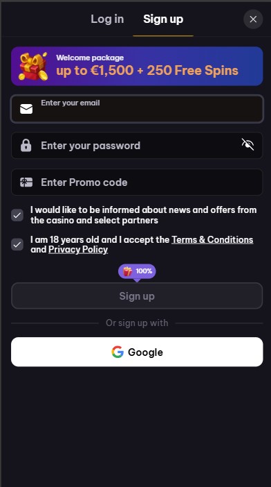 SpinMacho Casino Sign Up