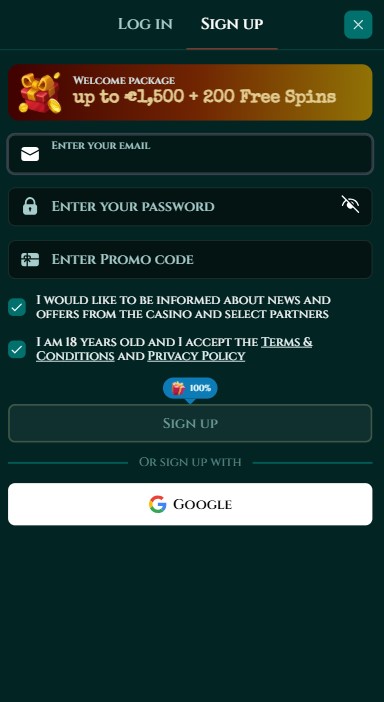 TonySpins Casino Sign Up