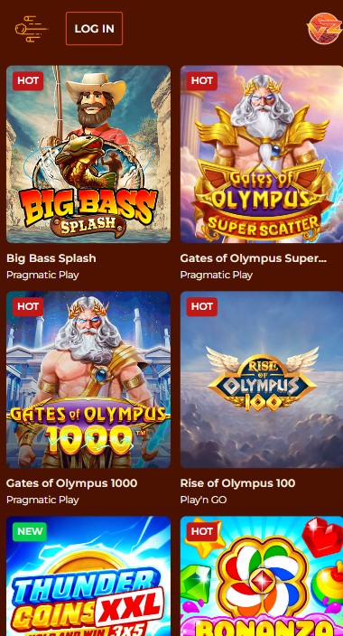 VegaZone Casino Games