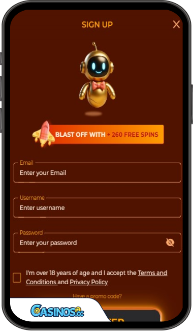 VegaZone Kasino -kirjautuminen mobiililaitteella
