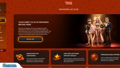 Programme VIP du casino VegaZone