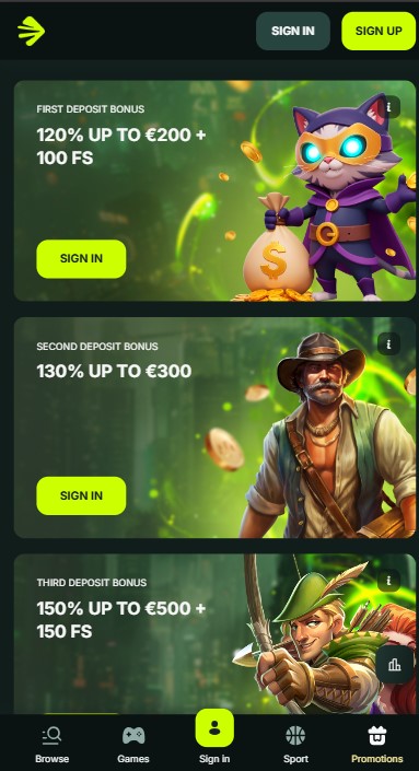 BetNJet Casino Bonuses