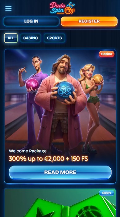 Dudespin Casino Bonuses