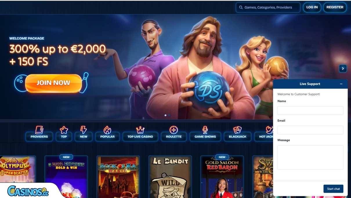 Υποστήριξη του DudeSpin Καζίνο