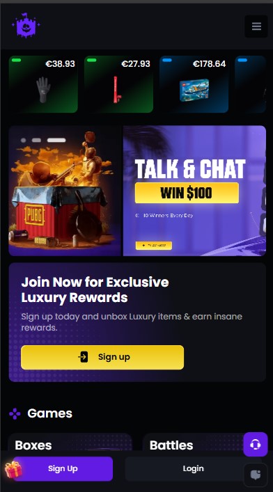 Empiredrop Casino Lobby