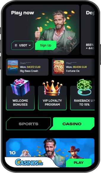 Gamix Casino mobiele app
