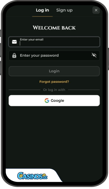 Logowanie do kasyna Goldzino z telefonu komórkowego
