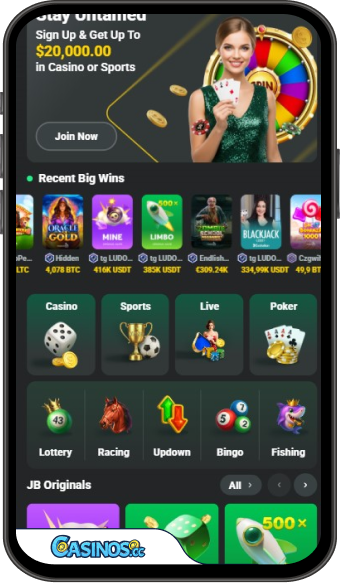 JB.com Casino Mobile App