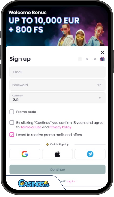 LikesBet Καζίνο Login από κινητό