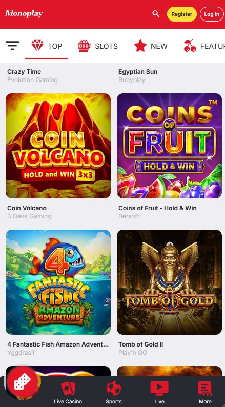 MonoPlay Casino Games