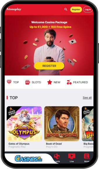 MonoPlay Casino Mobile App