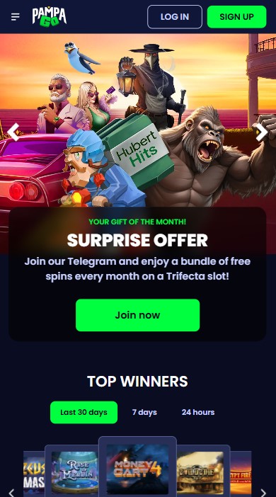 PampaGo Casino Lobby