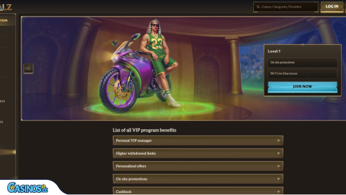 Realz Kasinon VIP-ohjelma