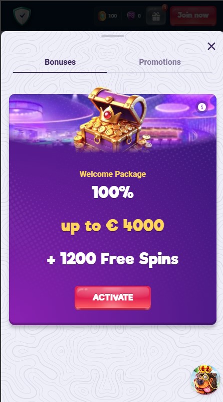 SafeCasino Bonuses