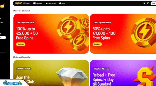 ShakeBet Casino Promotions