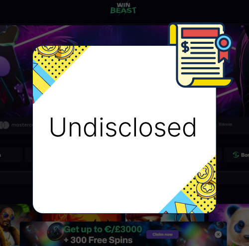 Licença do WinBeast Casino