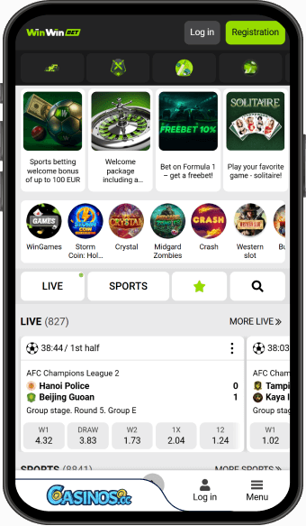 WinWin Casino Mobile App