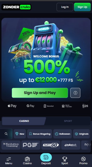 Zonder Cruks Casino Lobby