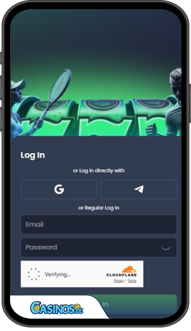 Zalogowanie do kasyna Zonder Cruks z telefonu komórkowego